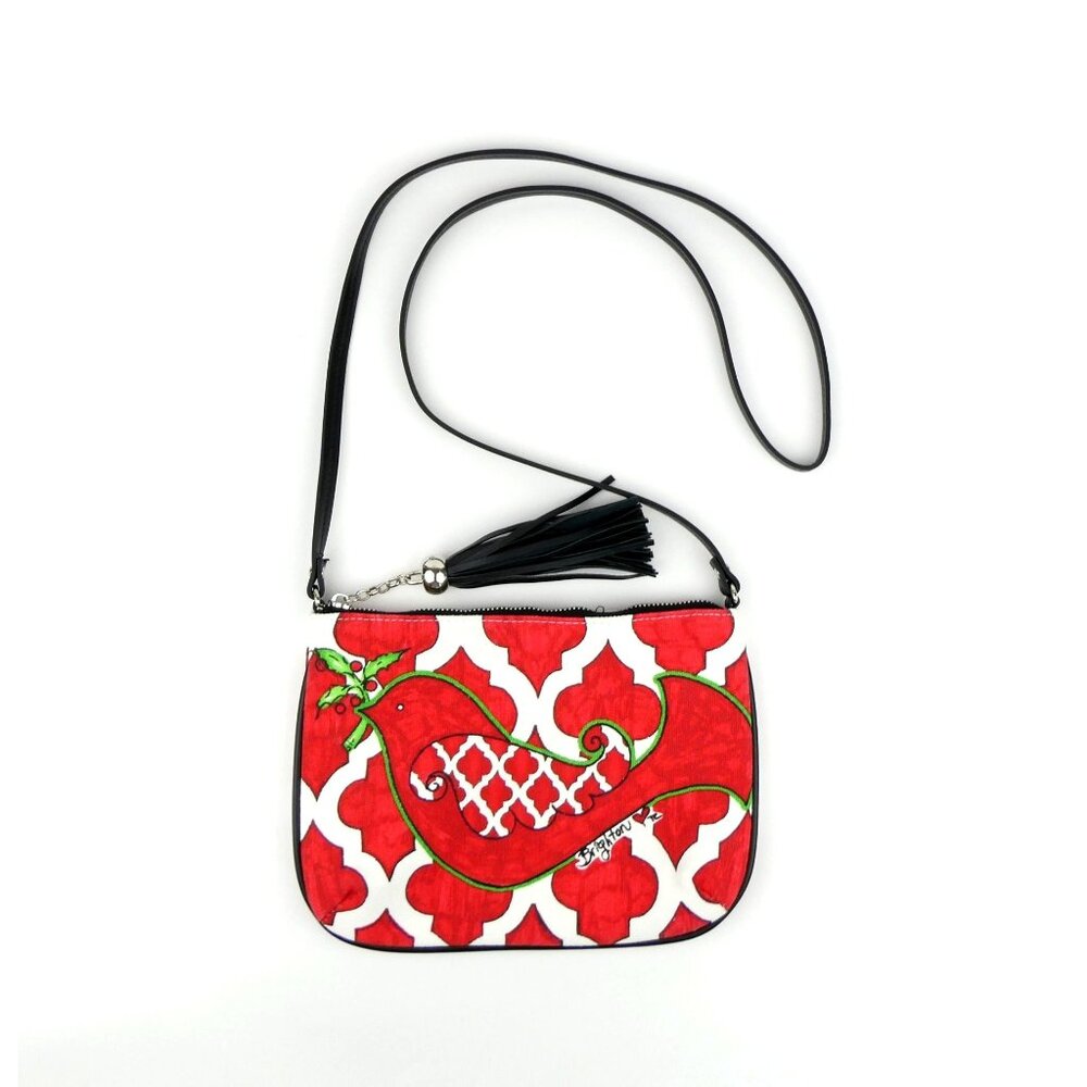 Brighton Red & White Crossbody‎ Bag